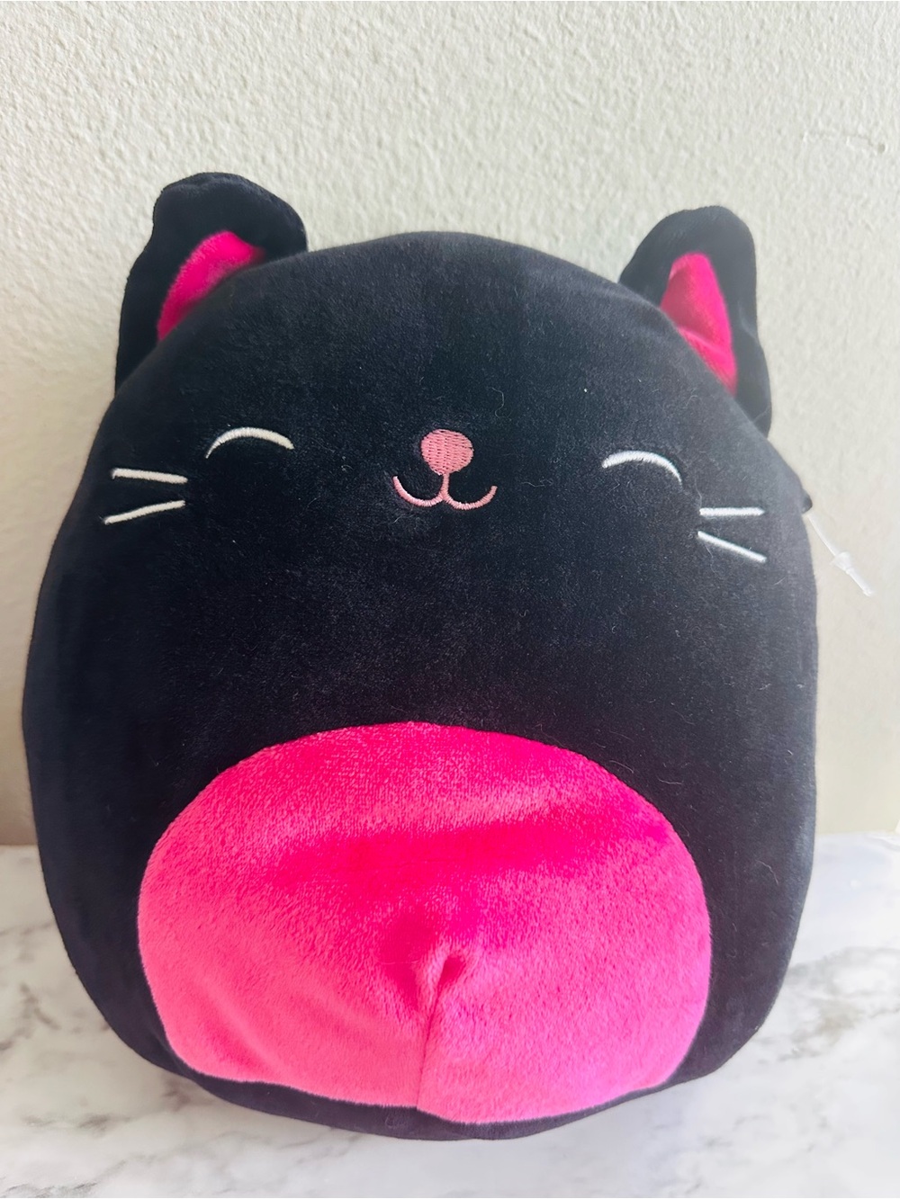 Squishmallows Halloween Black Cat 8” Plush Kellytoy Stuffed Animal Hang Tag